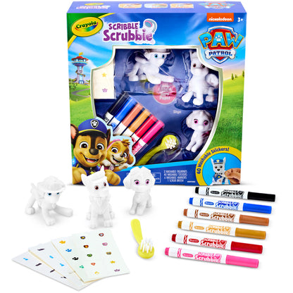 CRAYOLA SCRIBBLE SCRUBBIE PAW PATROL 3PK