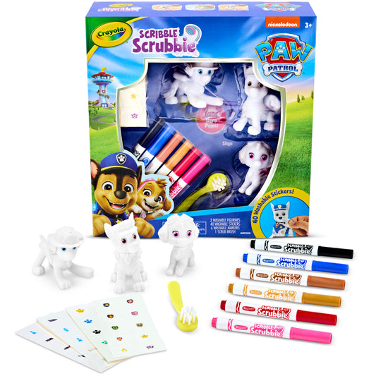 CRAYOLA SCRIBBLE SCRUBBIE PAW PATROL 3PK