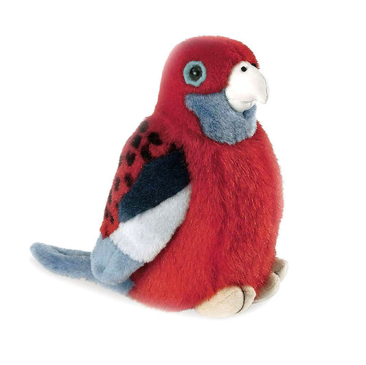 PLUSH CRIMSON ROSELLA WILD REPUBLIC