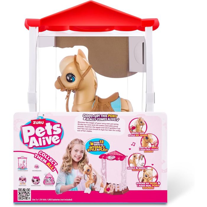 PETS ALIVE MY MAGICAL PONY & STABLE