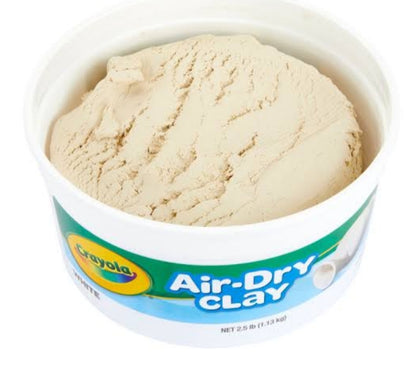 CRAYOLA AIR DRY CLAY WHITE