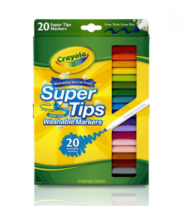 CRAYOLA MARKER SUPER TIPS 20