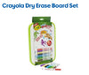 CRAYOLA DRY ERASE BOARD SET W/MARKERS