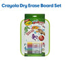 CRAYOLA DRY ERASE BOARD SET W/MARKERS