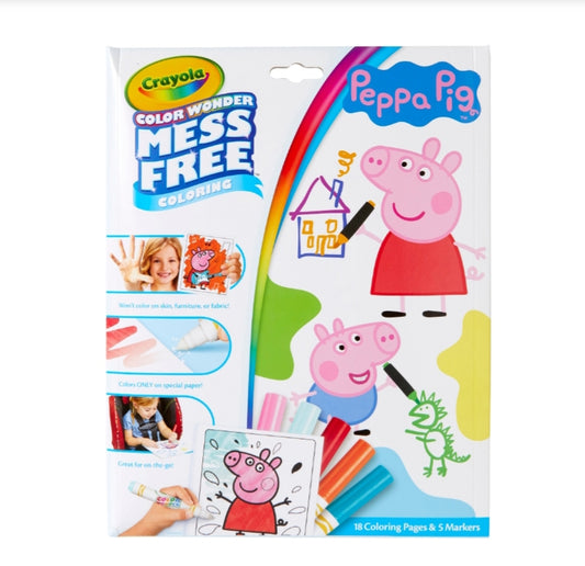 CRAYOLA COLOR WONDER FOLDALOPE PEPPA PIG