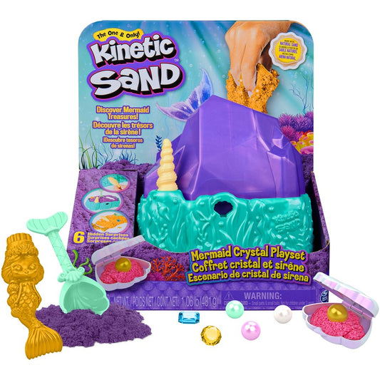 Kinetic Sand Mermaid Crystal Playset