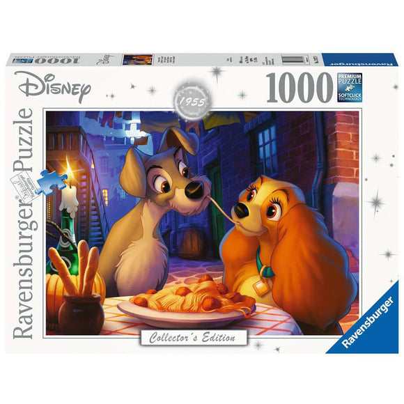 PUZZLE 1000PC DISNEY LADY & TRAMP MOMENT