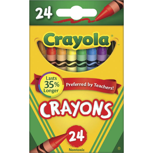 CRAYOLA CRAYONS 24 TUCK BOX