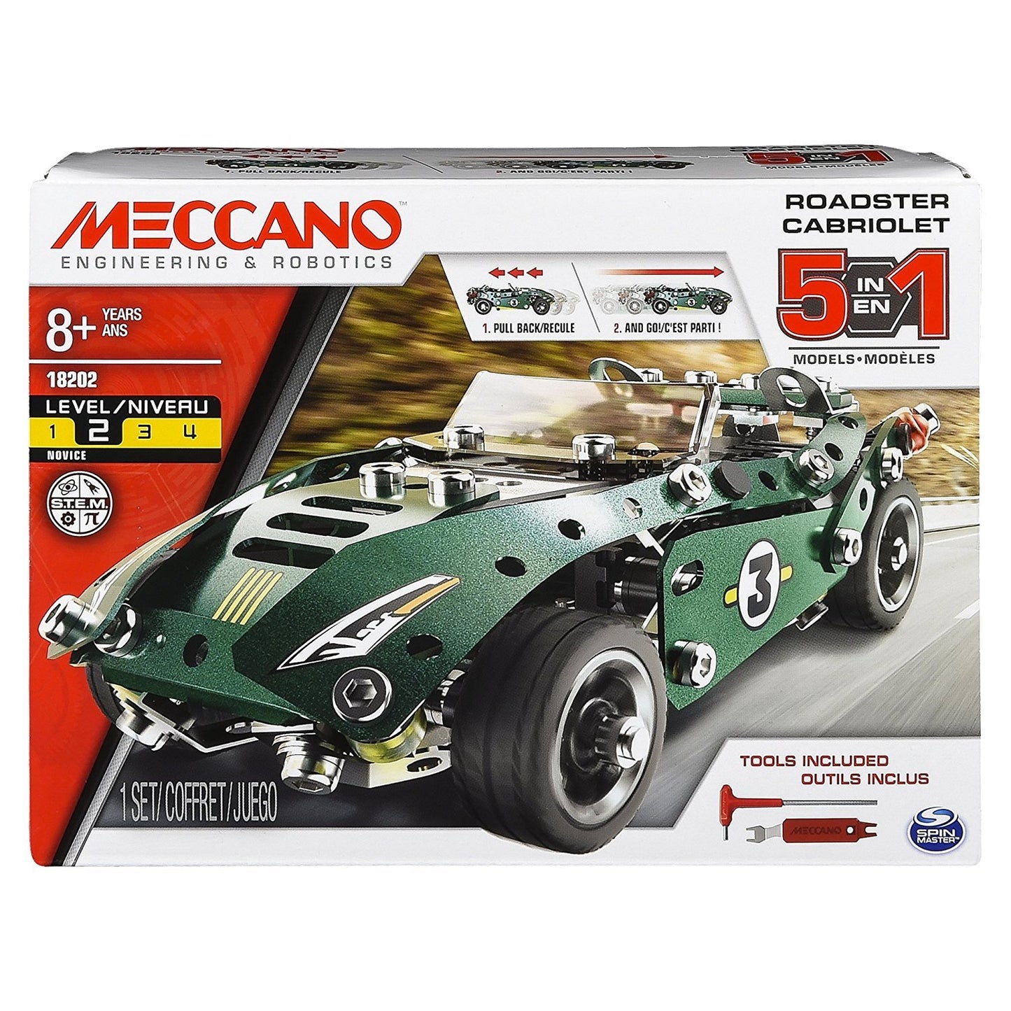 Meccano Multi Model Pull Back Car