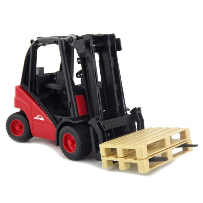 Bruder 1:16 Linde Forklift W/Pallets