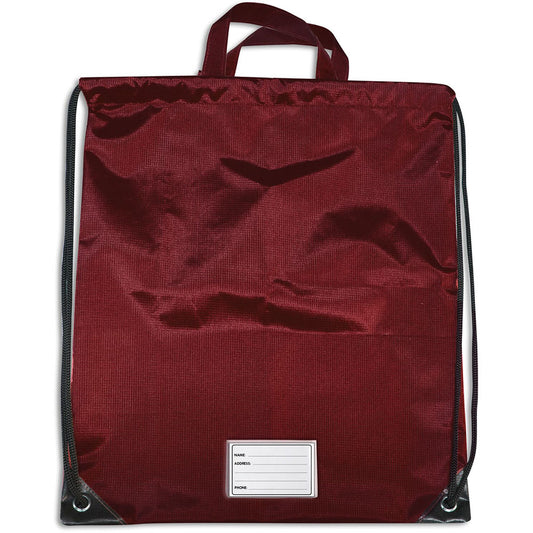 MULTI PURPOSE BAG DRAWSTRING DARK RED