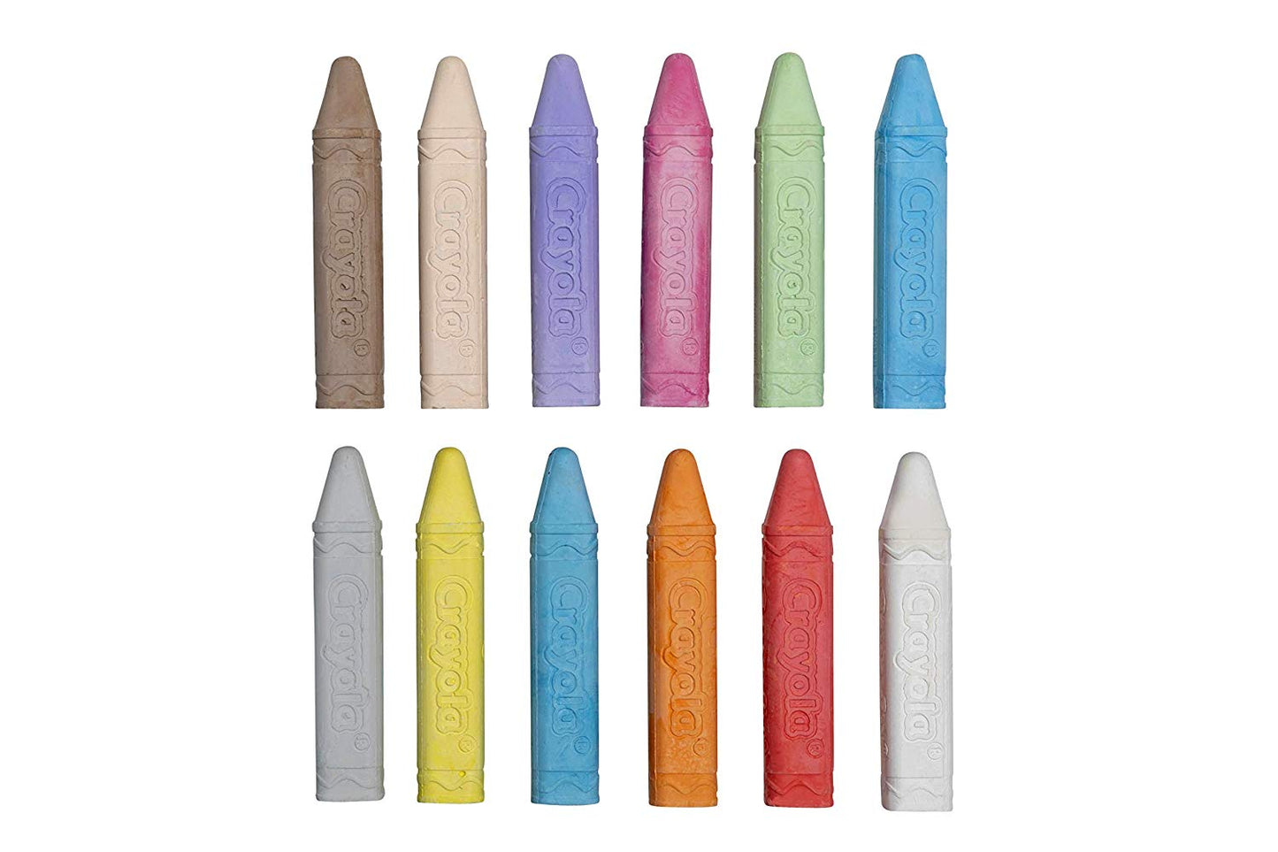 CRAYOLA CHALK SIDEWALK BOX 12PC