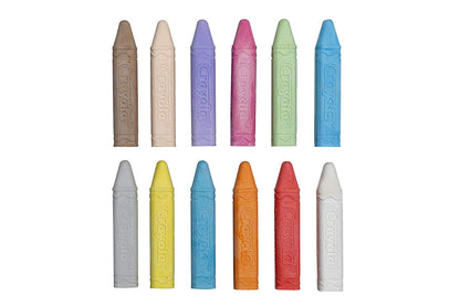 CRAYOLA CHALK SIDEWALK BOX 12PC