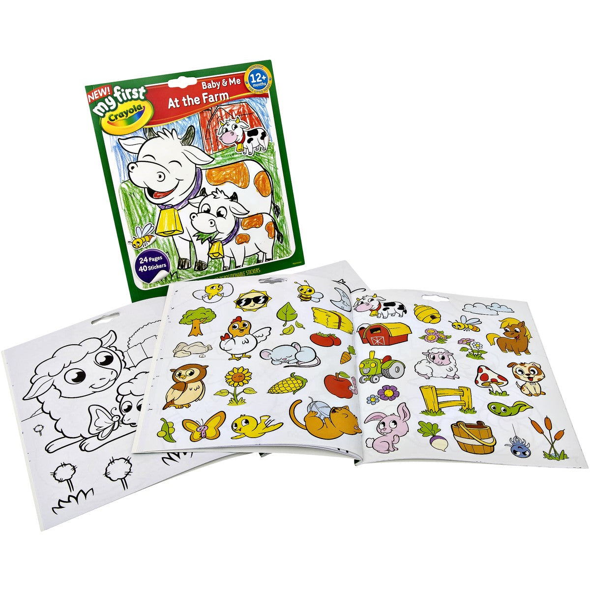 Color Sticker Book CRAYOLA COLOR & STICKER BOOK MY FIRST
