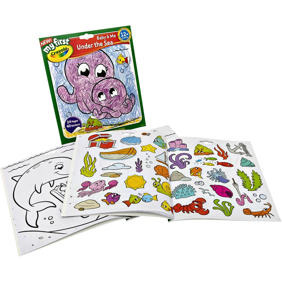 CRAYOLA COLOR & STICKER BOOK MY FIRST