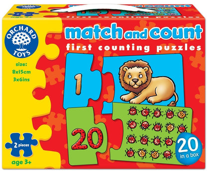 ORCHARD TOYS MATCH AND COUNT PUZZLE