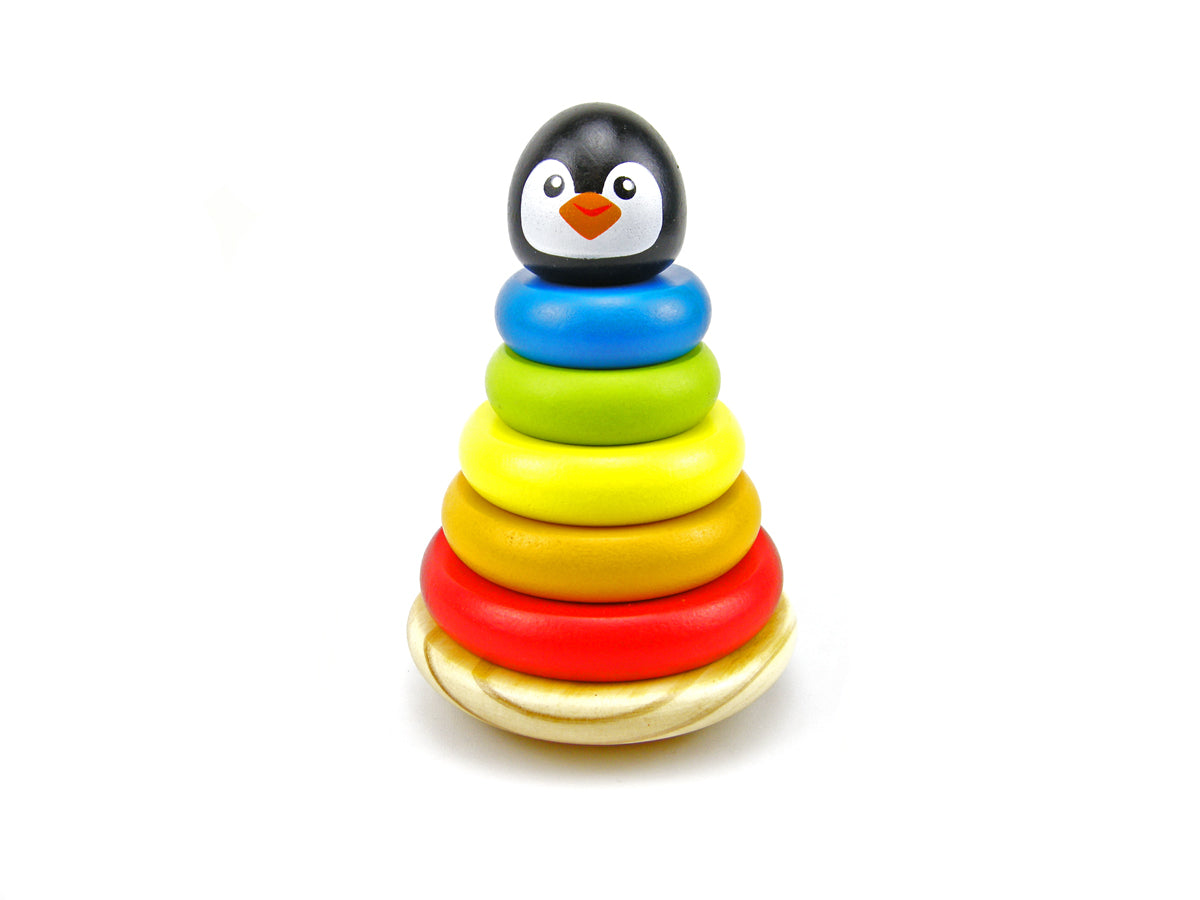 TOOKY TOY WOODEN PENGUIN STACKER