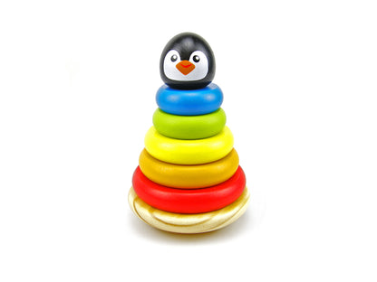 TOOKY TOY WOODEN PENGUIN STACKER