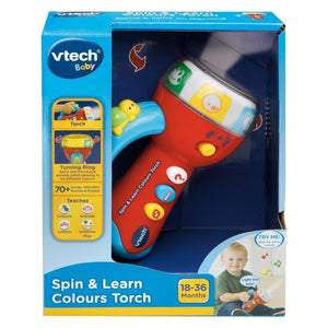 VTECH BABY SPIN & LEARN COLOURS TORCH