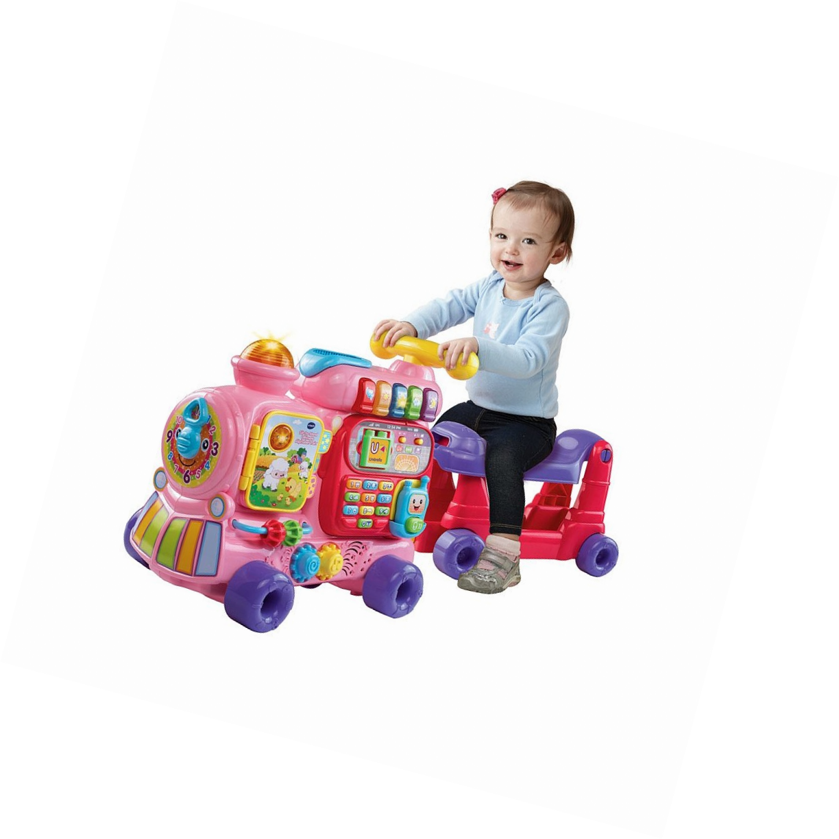 VTECH PUSH & RIDE ALPHABET TRAIN PINK