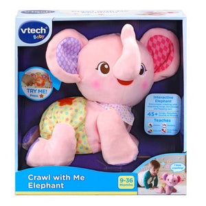 VTECH CRAWL WITH ME ELEPHANT PINK