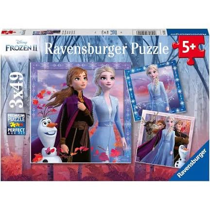PUZZLE 3X49PC FROZEN 2 THE JOURNEY START
