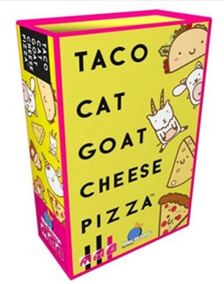 GAME TACO CAT GOAT CHEESE PIZZA