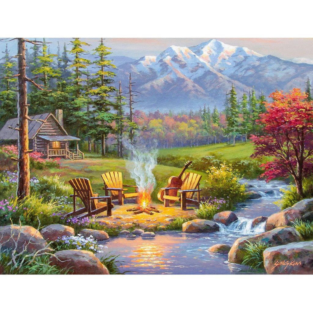 PUZZLE 750PC RIVERSIDE LIVINGROOM