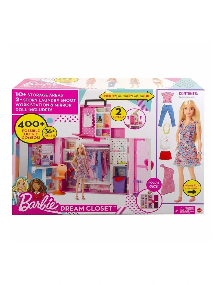 BRB DREAM CLOSET DOLL & PLAYSET