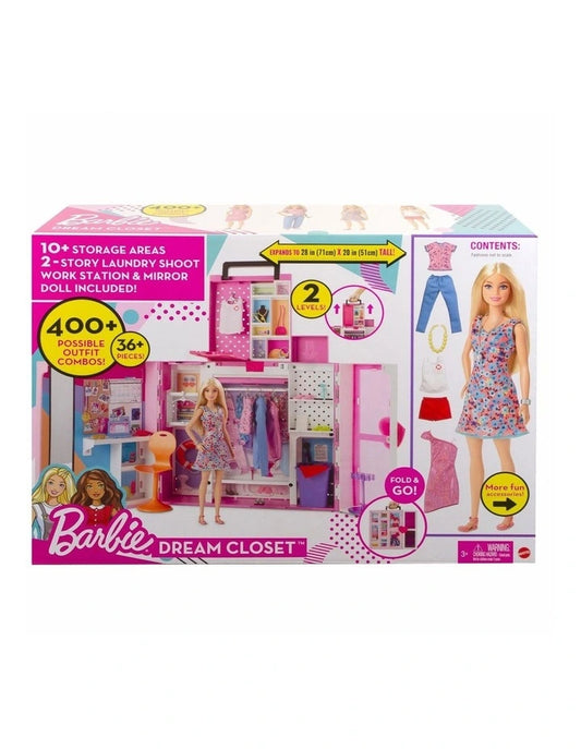 BRB DREAM CLOSET DOLL & PLAYSET