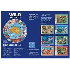 PUZZLE 100PC WILD AUST FROM DESERT 2 SEA