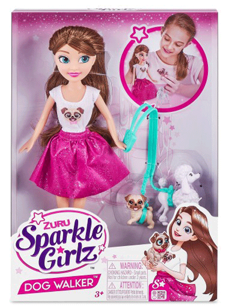 SPARKLE GIRLZ DOG WALKER SET