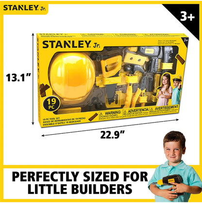 STANLEY JR 19PC TOOL SET W HAT