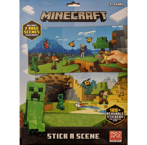 MINECRAFT STICK A SCENE STICKER BOOK