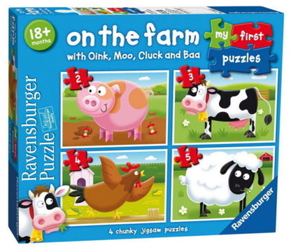 Puzzle My First 2-3-4-5Pce On The Farm