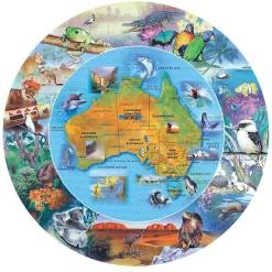 PUZZLE 100PC WILD AUST FROM DESERT 2 SEA