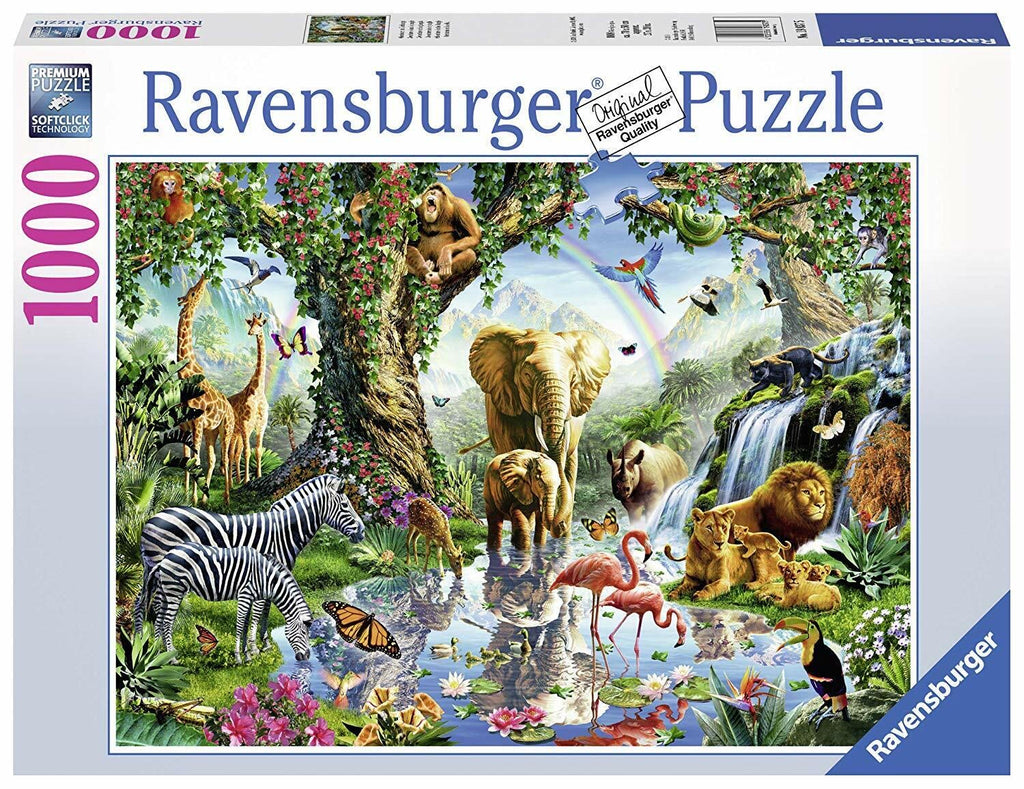 PUZZLE 1000PC ADVENTURES IN THE JUNGLE