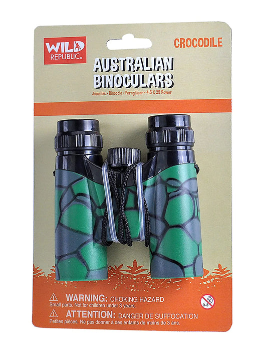 BINOCULARS AQ PRINT CROCODILE