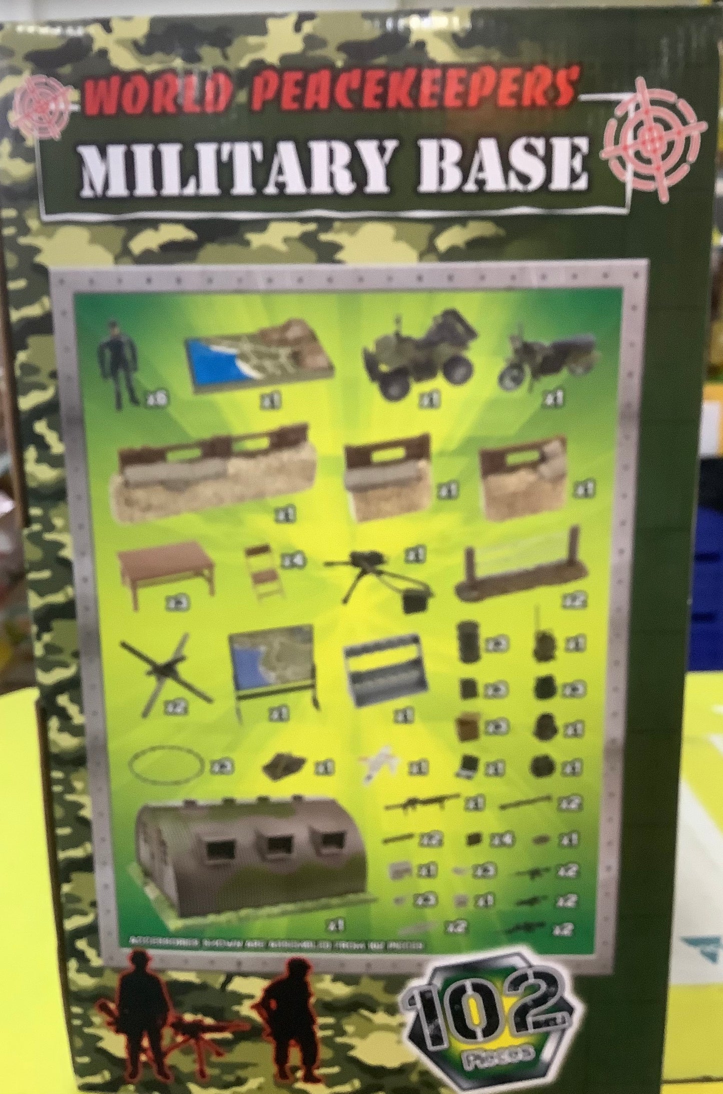 WORLD PEACE MILITARY STRATEGY HANGER