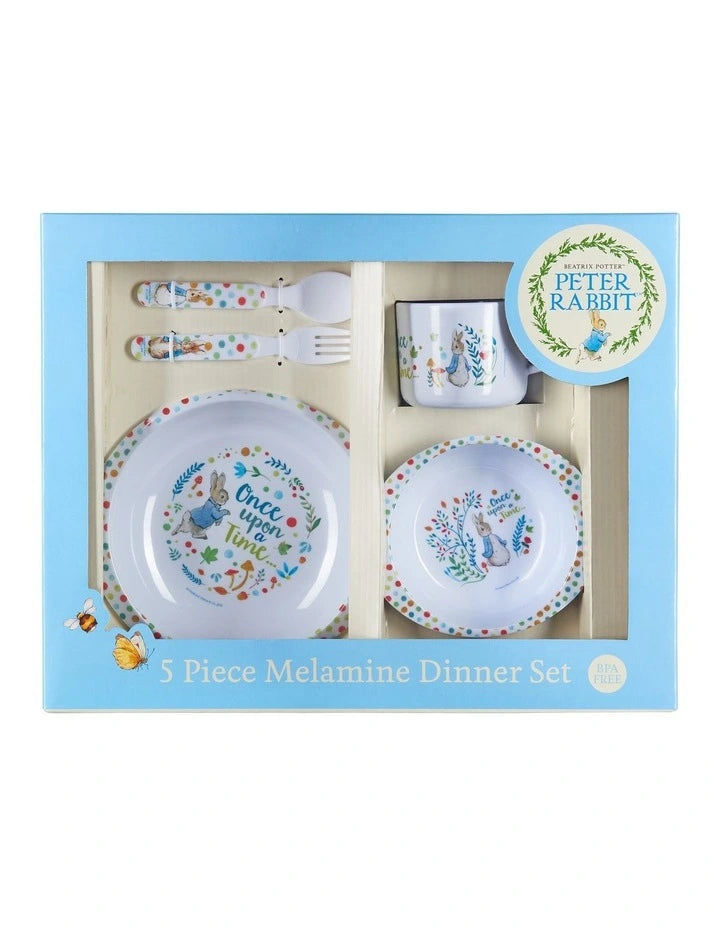 PETER RABBIT CLASSIC 5PC DINNER SET