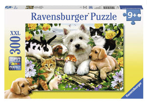 PUZZLE 300PC HAPPY ANIMAL BABIES