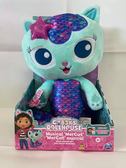 Gabbys Dollhouse Feature Plush Mercat