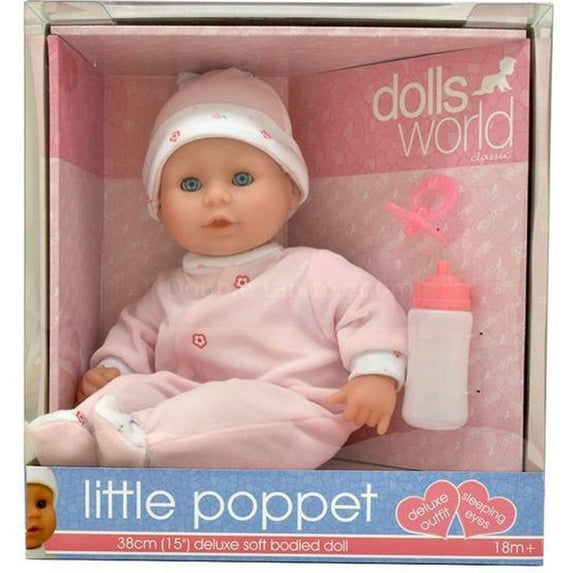 DW DOLL LITTLE POPPET 38CM PINK