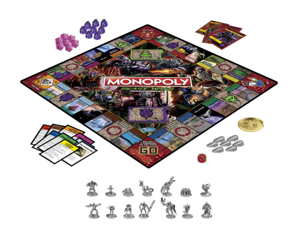 GAME MONOPOLY TRANSFORMERS COLLECTORS