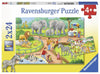 PUZZLE 2X24PC A DAY AT THE ZOO