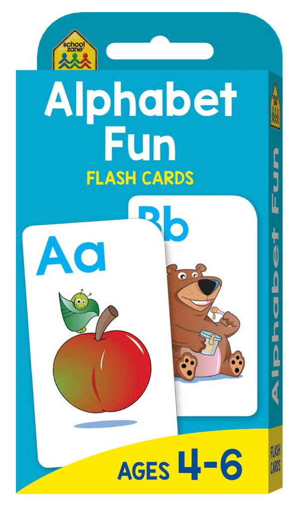 SCHOOL ZONE ALPHABET FUN FLASH CARDS