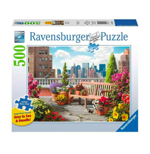 PUZZLE 500PC LARGE ROOFTOP GARDEN