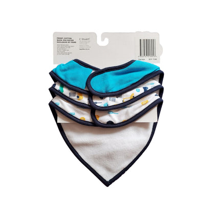 BIG SOFTIES 3 PK BANDANA BIBS BOY CAR