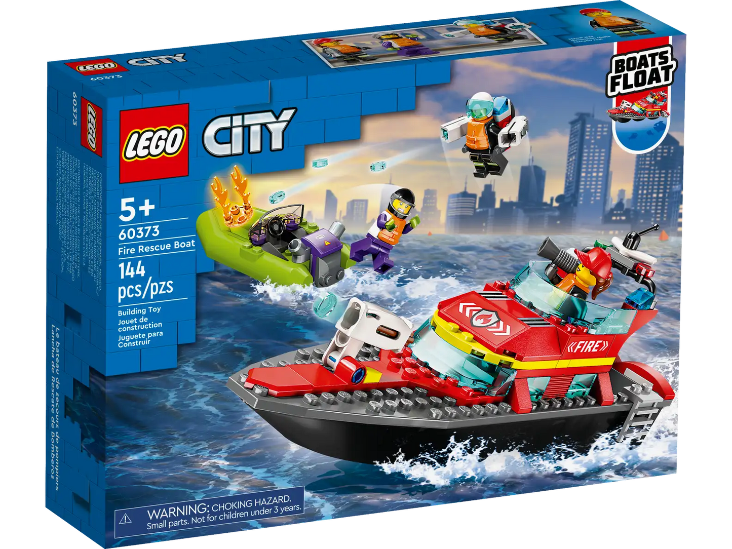 LEGO 60373 CITY FIRE RESCUE BOAT