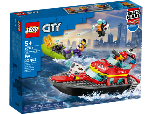 LEGO 60373 CITY FIRE RESCUE BOAT